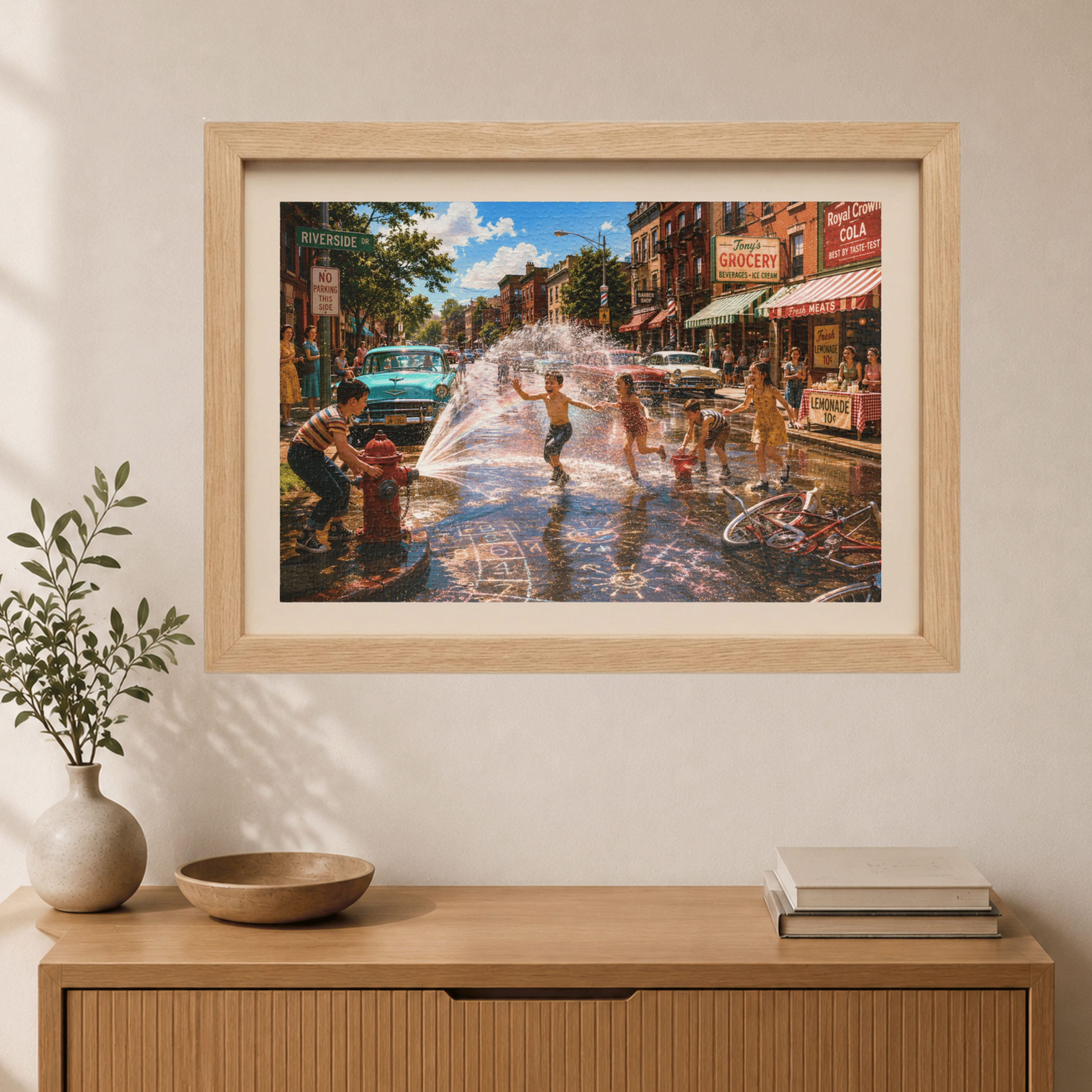 Before We Had Air Conditioning – Nostalgic Small-Town Summer Art Puzzle