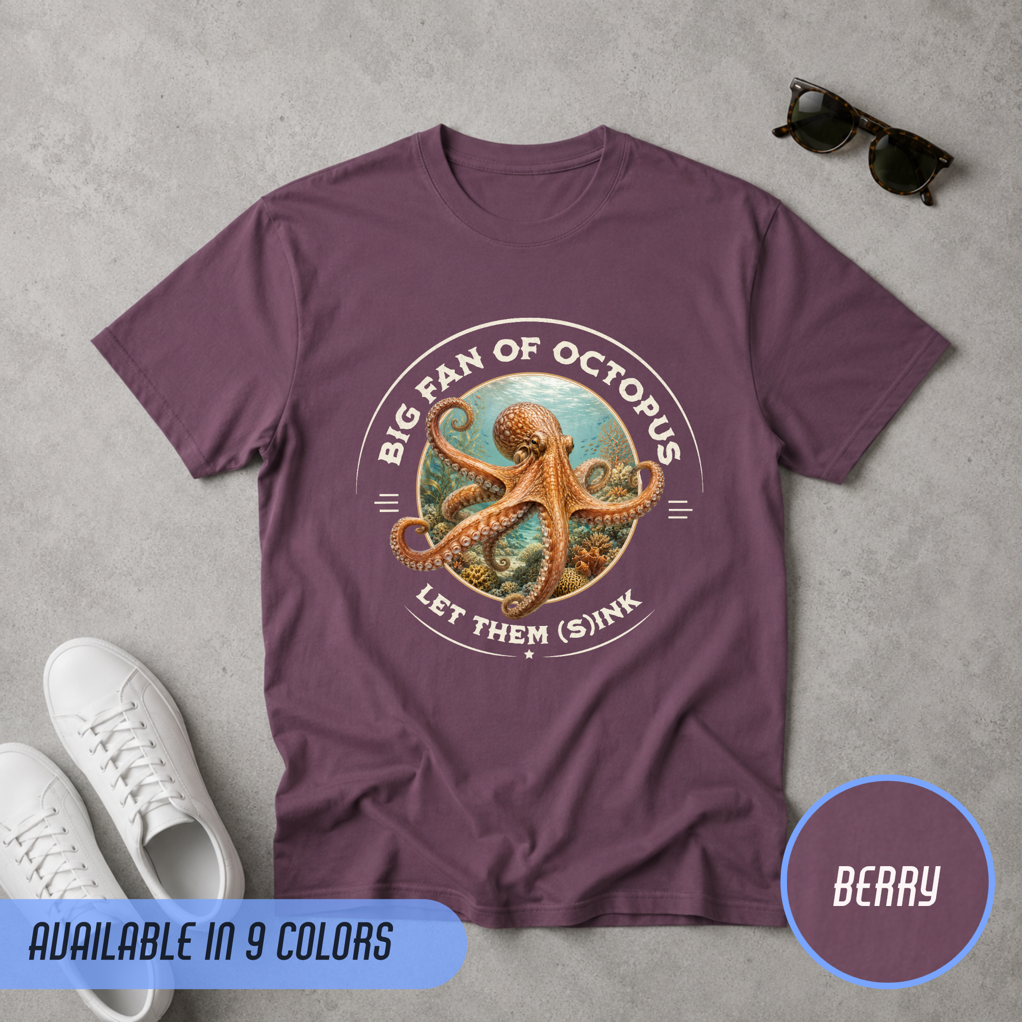 Let Them (S)Ink – Octopus T-Shirt | Explorer Edition