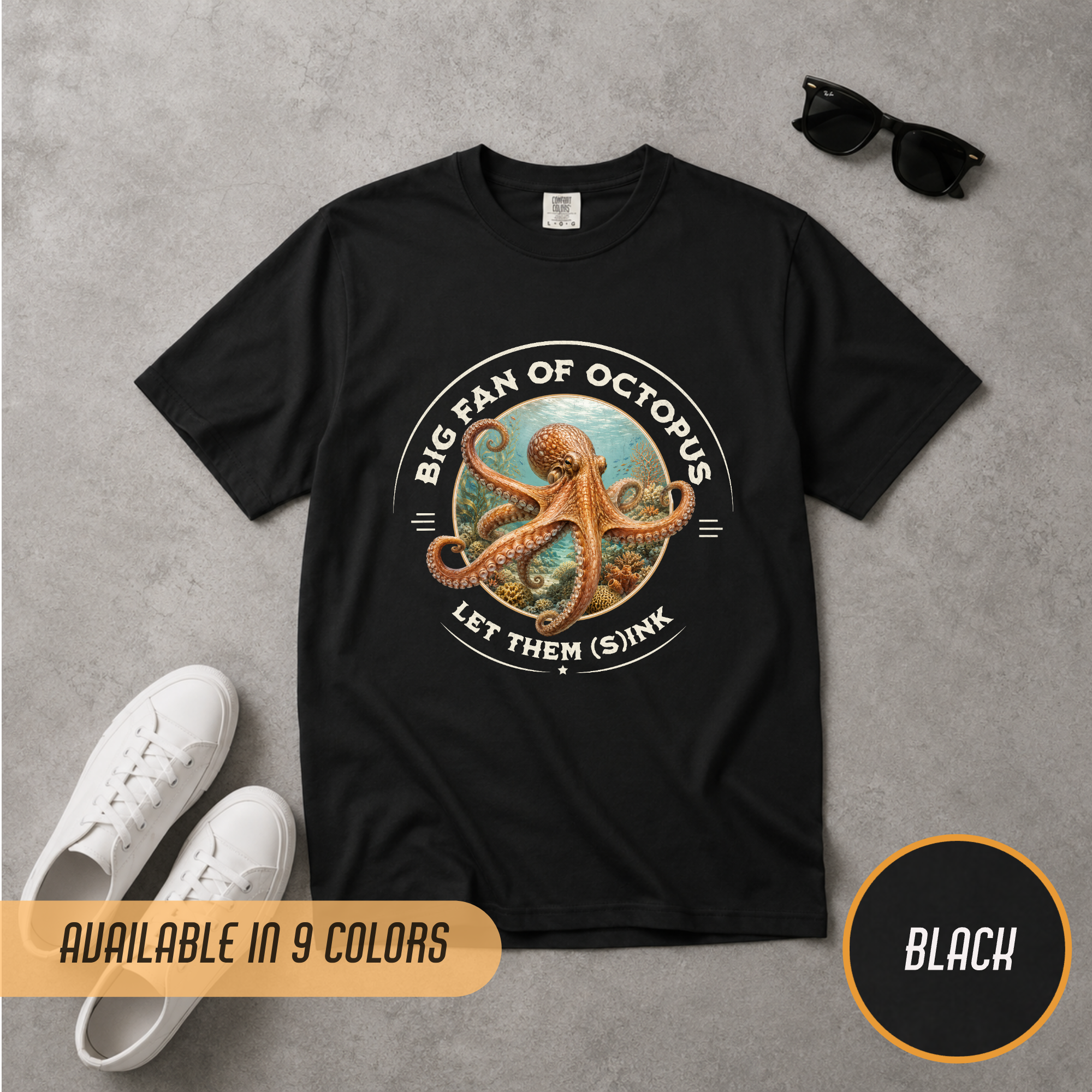 Let Them (S)Ink – Octopus T-Shirt | Explorer Edition