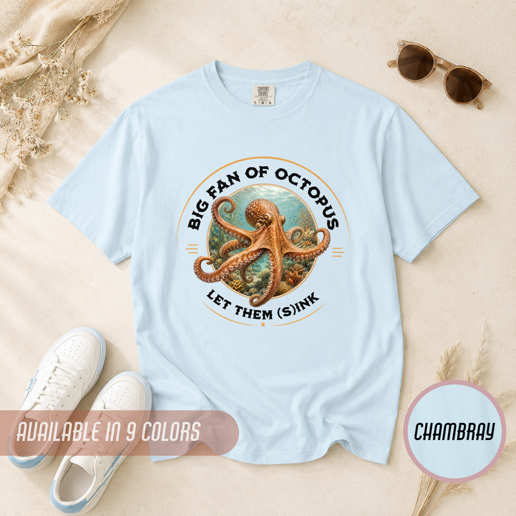 Let Them (S)Ink – Octopus T-Shirt | Explorer Edition