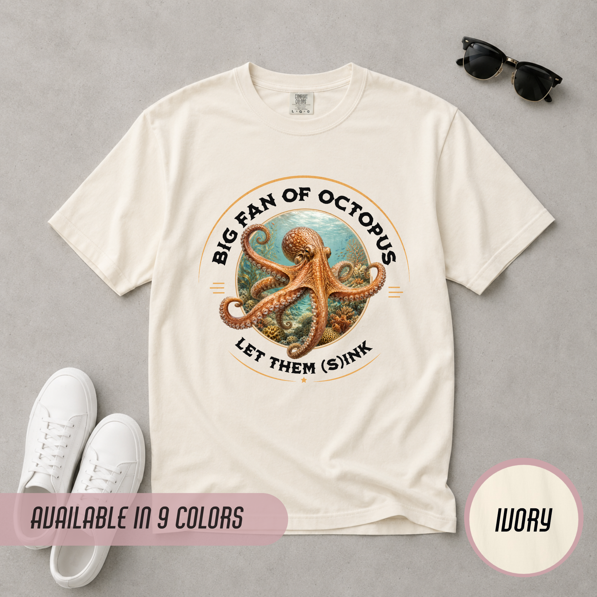 Let Them (S)Ink – Octopus T-Shirt | Explorer Edition