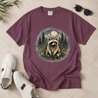 Raccoon Nature – Woodland Animal T-Shirt | Outdoors Edition