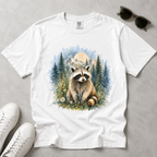 Raccoon Nature – Woodland Animal T-Shirt | Outdoors Edition