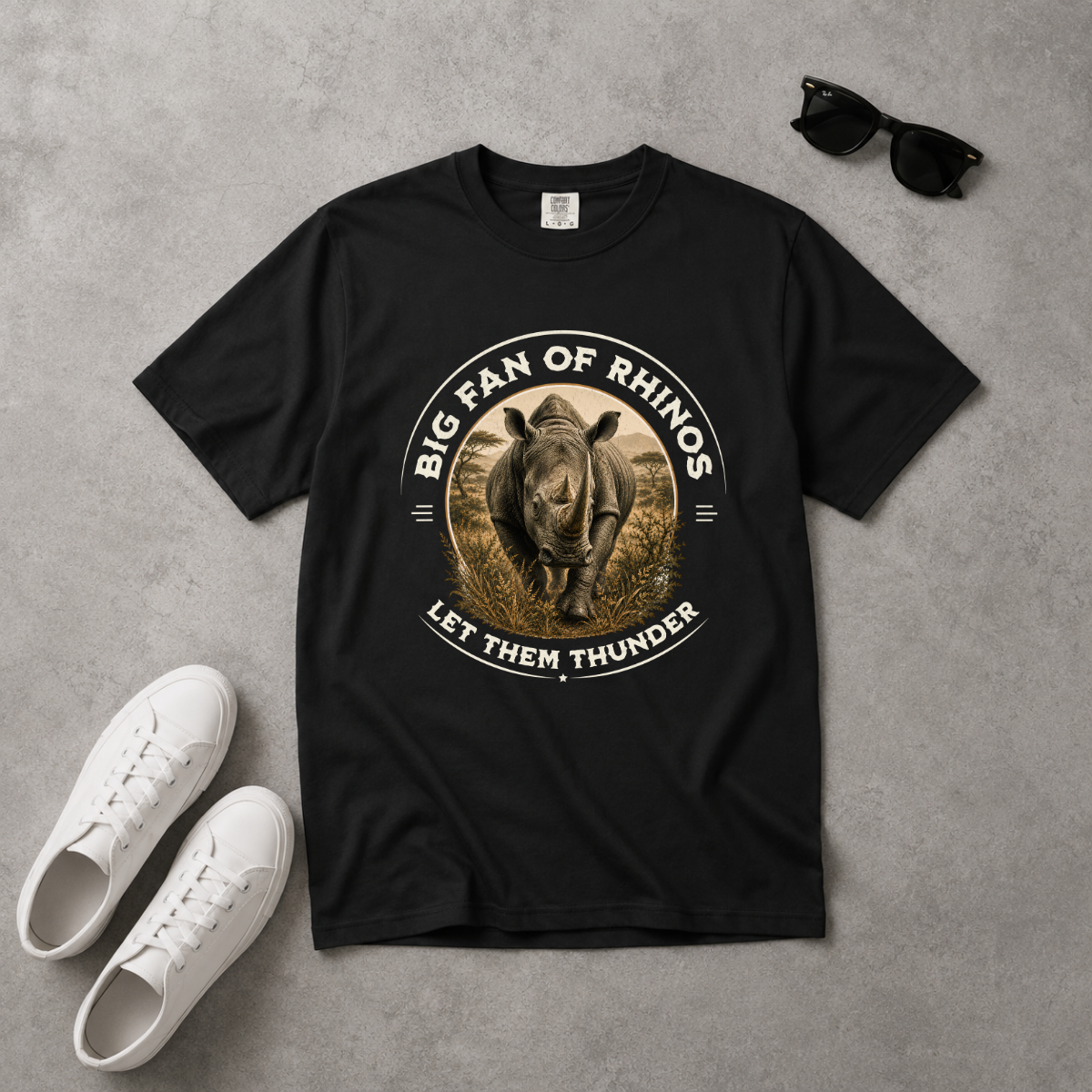 Last of Its Kind – Black Rhino T-Shirt | Explorer Edition