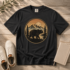 Rustic Bear – Cabin Life Mountain T-Shirt | Outdoors Edition