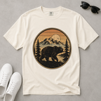 Rustic Bear – Cabin Life Mountain T-Shirt | Outdoors Edition