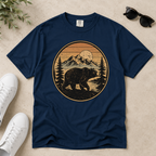 Rustic Bear – Cabin Life Mountain T-Shirt | Outdoors Edition