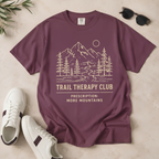 Trail Therapy Club – Minimal Mountain T-Shirt | Outdoors Edition