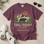 Trail Therapy Club – Bear Hiking T-Shirt | Outdoors Edition