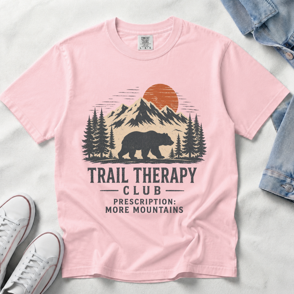 Trail Therapy Club – Bear Hiking T-Shirt | Outdoors Edition