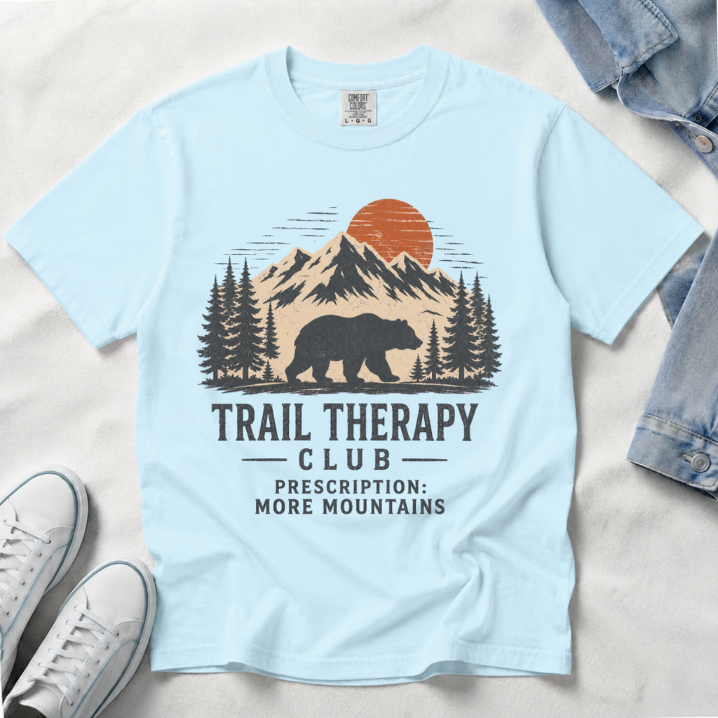 Trail Therapy Club – Bear Hiking T-Shirt | Outdoors Edition