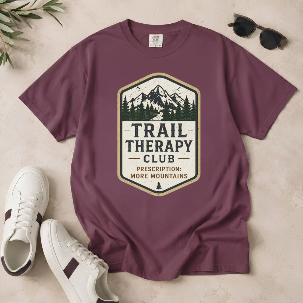 Trail Therapy Club – Hiking T-Shirt | Outdoors Edition
