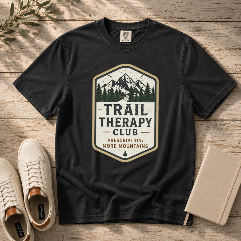 Trail Therapy Club – Hiking T-Shirt | Outdoors Edition