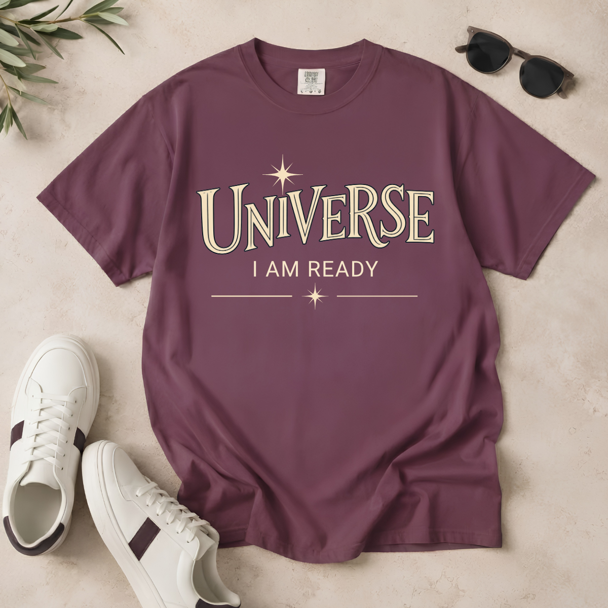 Universe I Am Ready – Celestial Manifestation T-Shirt