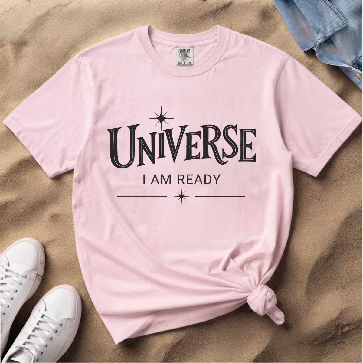 Universe I Am Ready – Celestial Manifestation T-Shirt