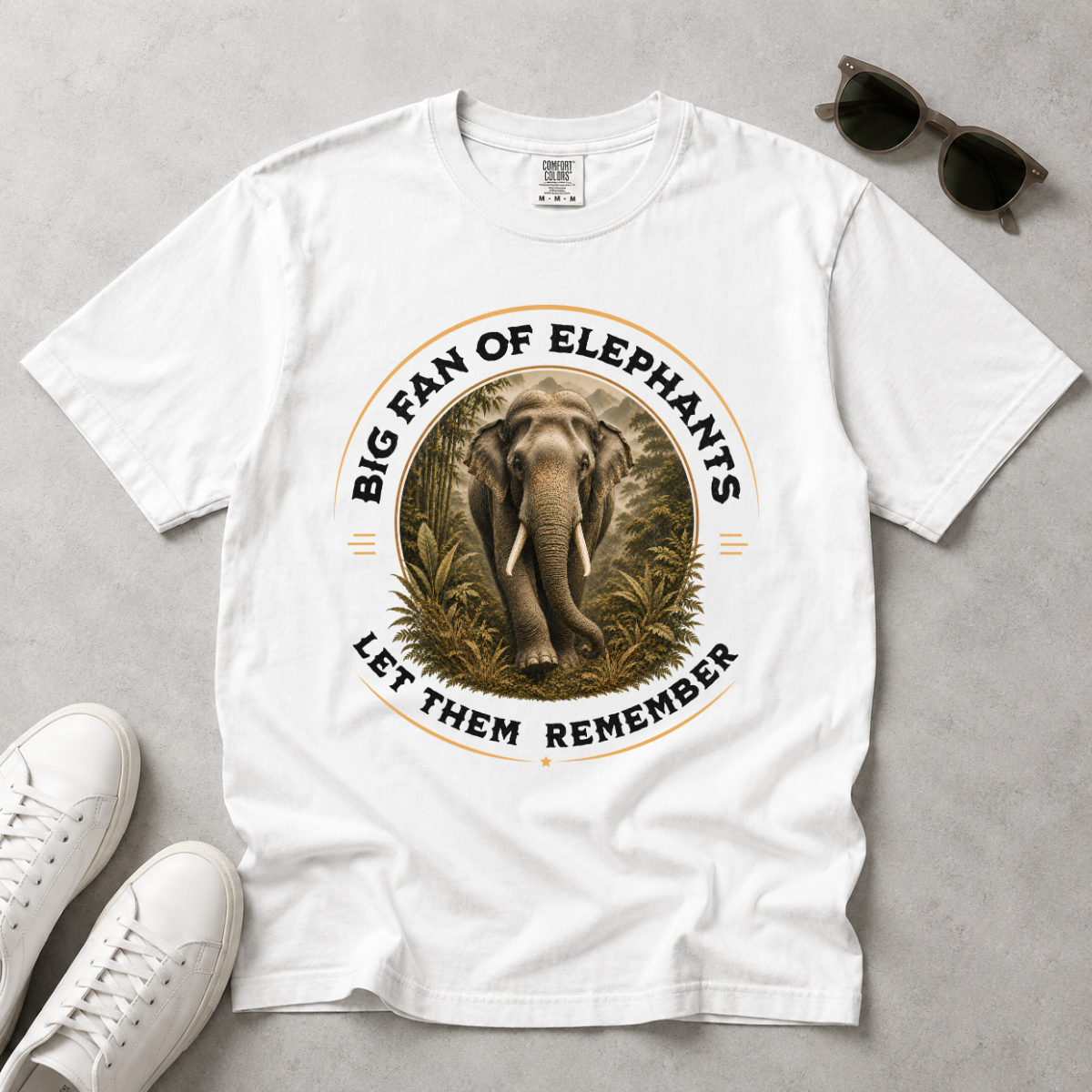 Never Forget – Asian Elephant T-Shirt | Explorer Edition
