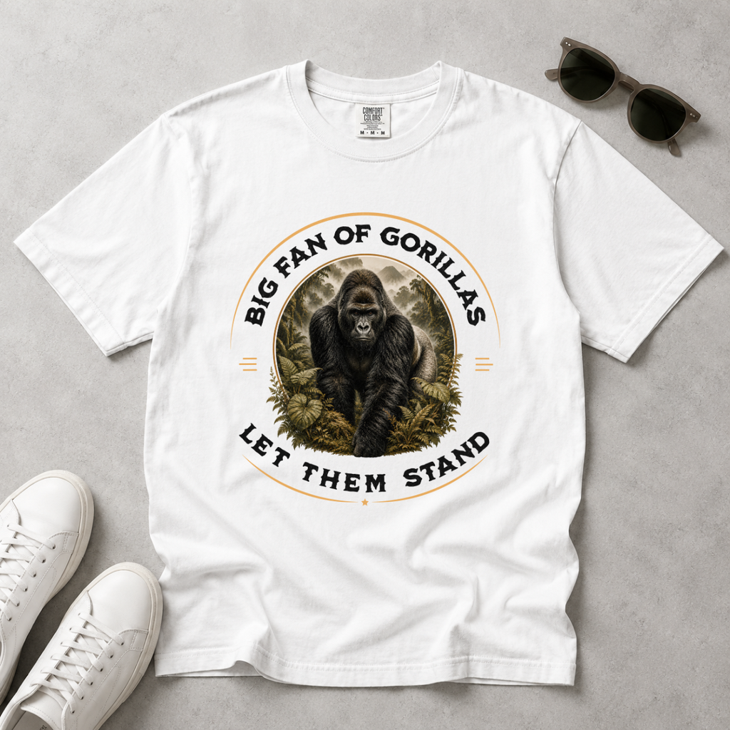 Born to Stand Tall – Mountain Gorilla T-Shirt | Explorer Edition