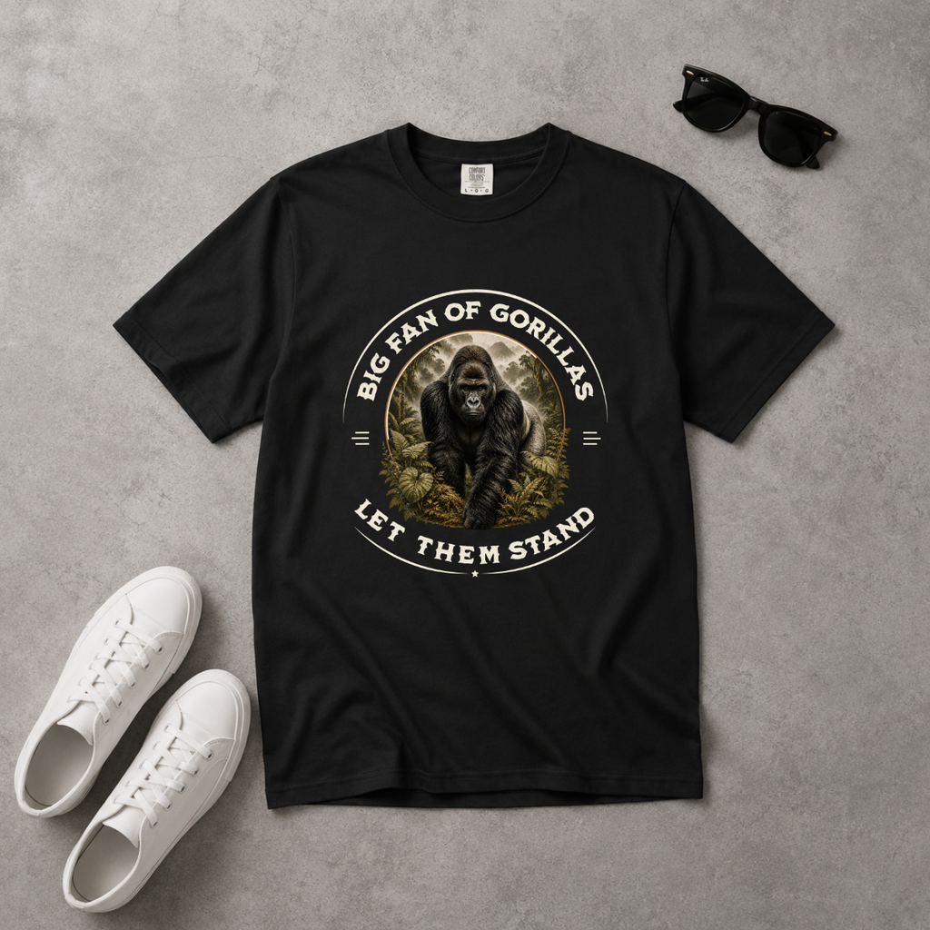 Born to Stand Tall – Mountain Gorilla T-Shirt | Explorer Edition