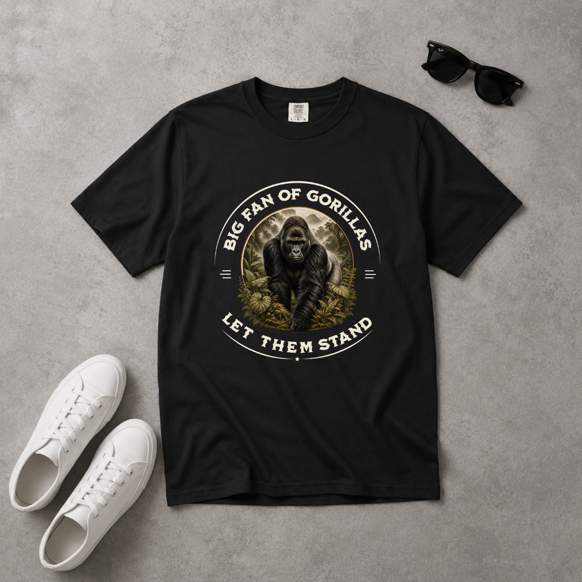 Born to Stand Tall – Mountain Gorilla T-Shirt | Explorer Edition