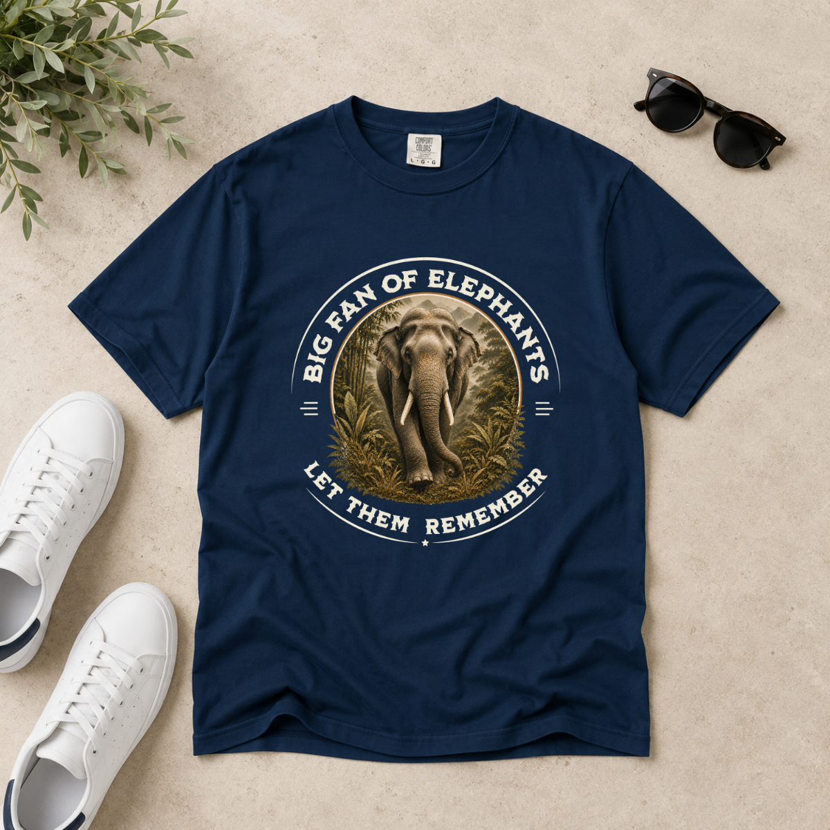 Never Forget – Asian Elephant T-Shirt | Explorer Edition