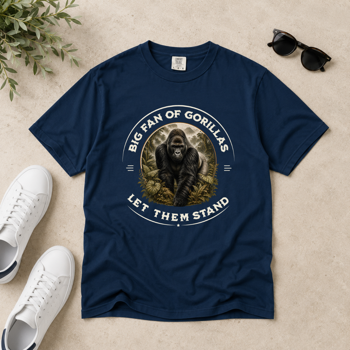 Born to Stand Tall – Mountain Gorilla T-Shirt | Explorer Edition