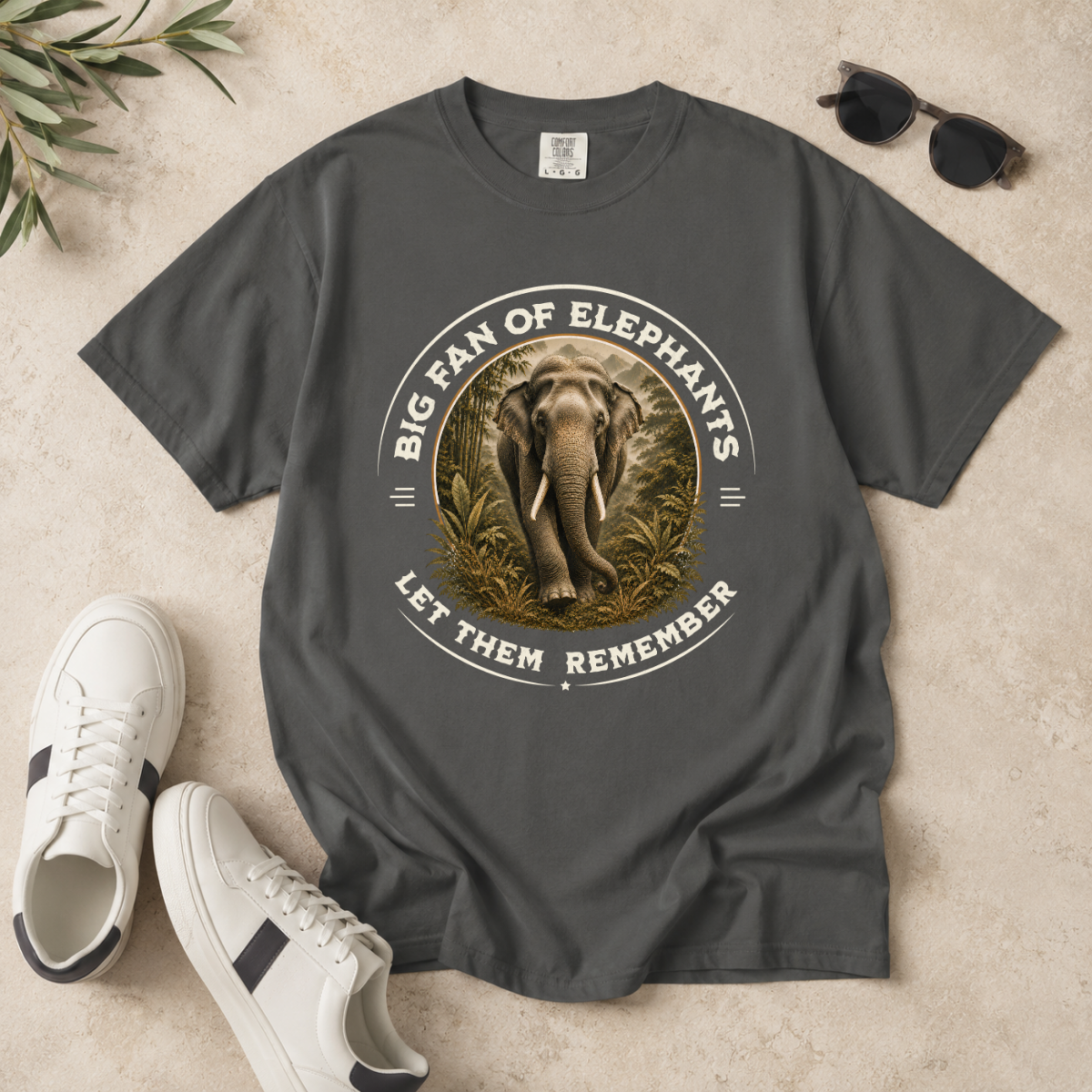 Never Forget – Asian Elephant T-Shirt | Explorer Edition