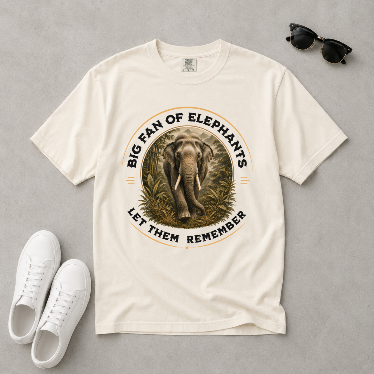 Never Forget – Asian Elephant T-Shirt | Explorer Edition
