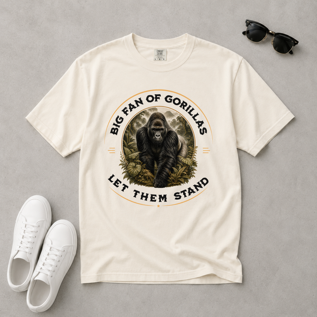 Born to Stand Tall – Mountain Gorilla T-Shirt | Explorer Edition