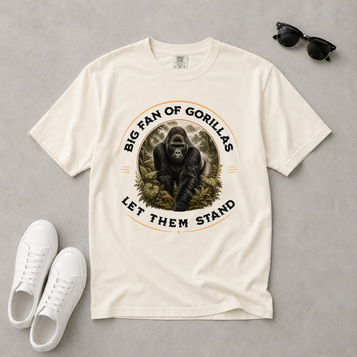 Born to Stand Tall – Mountain Gorilla T-Shirt | Explorer Edition
