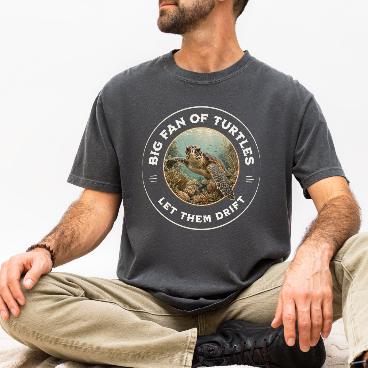 Let Them Drift – Sea Turtle T-Shirt | Explorer Edition