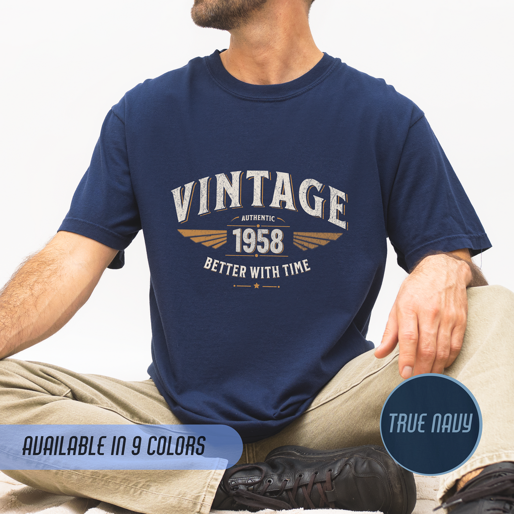 Better With Time 1958 T-Shirt – 68th Birthday Gift