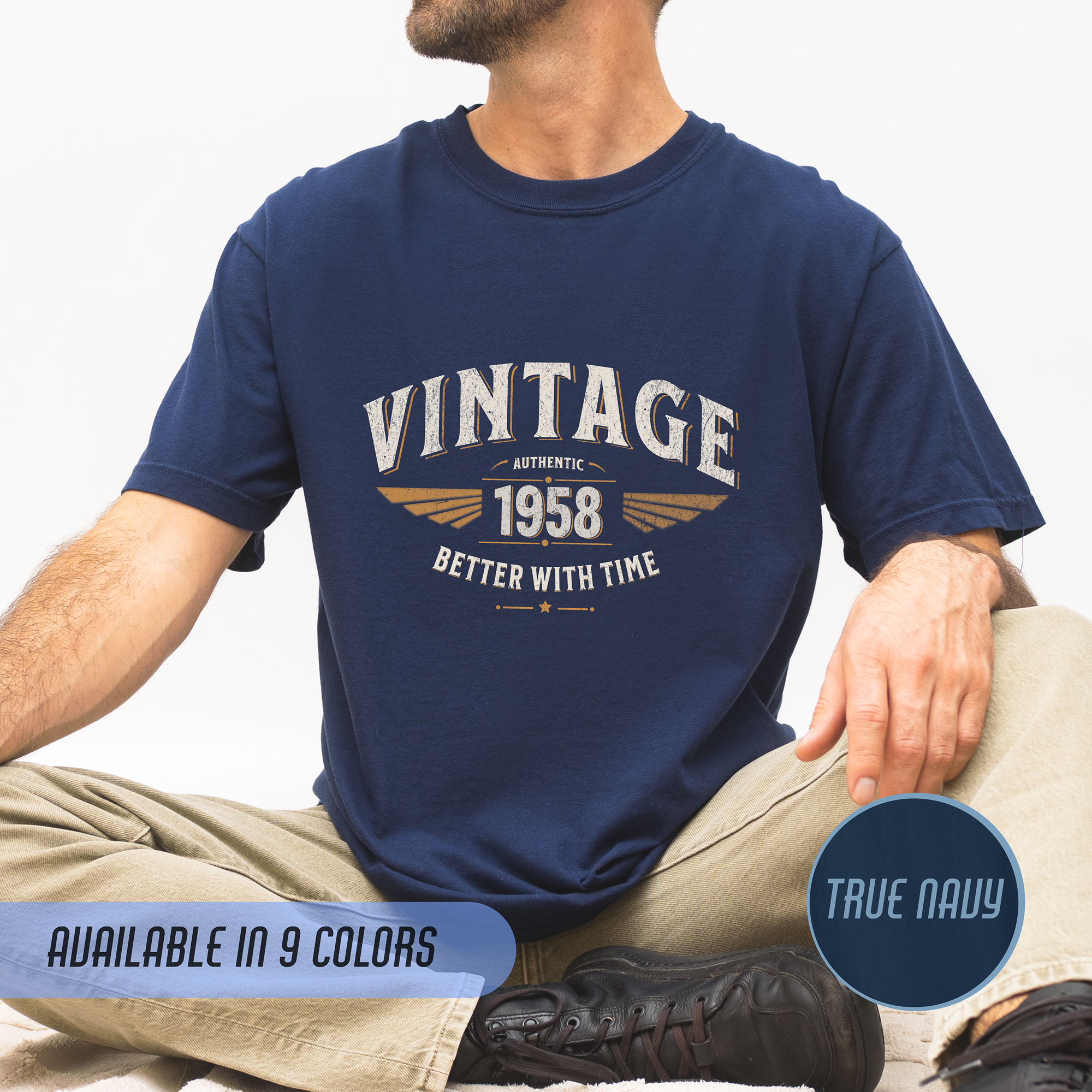 Better With Time 1958 T-Shirt – 68th Birthday Gift