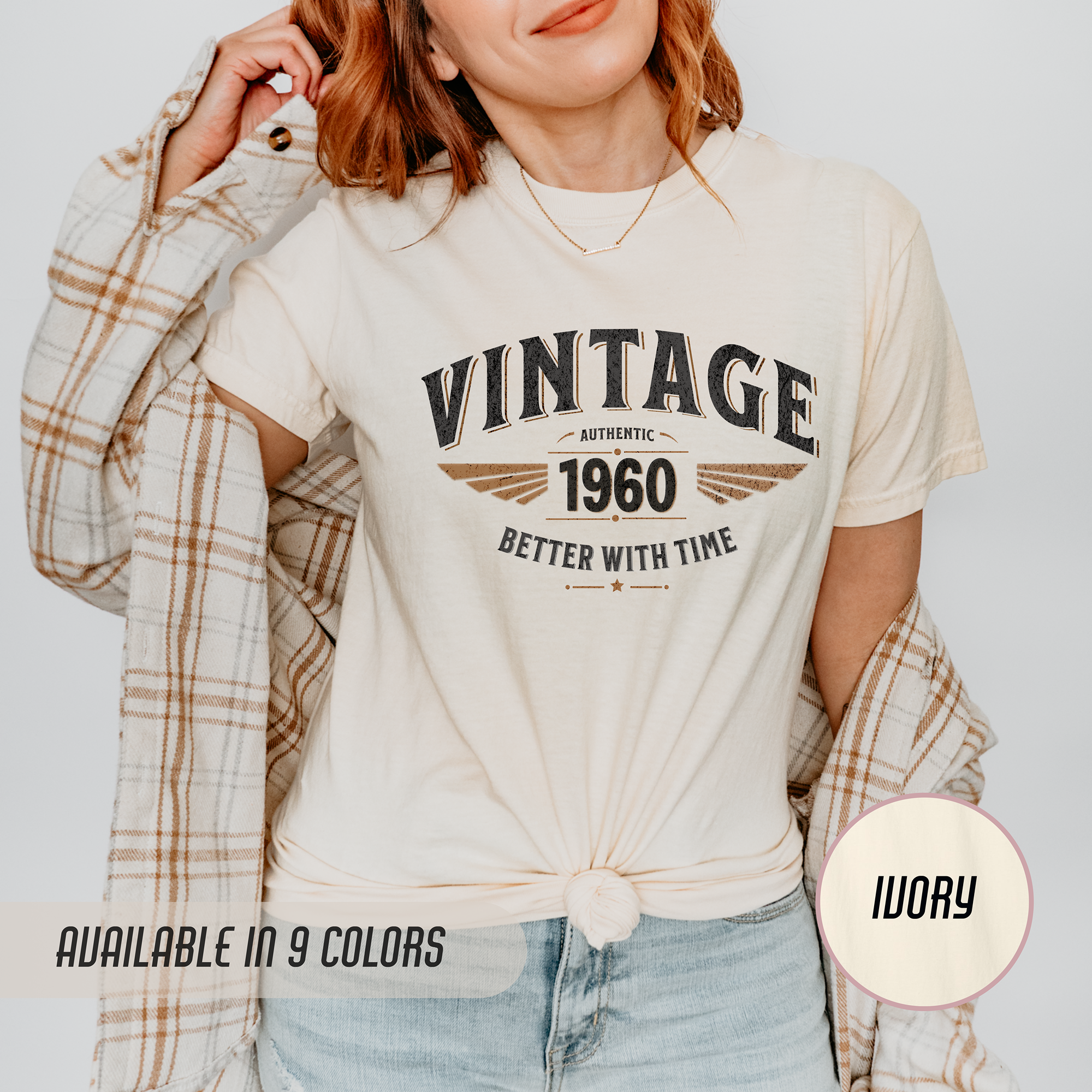 Better With Time 1960 T-Shirt – 66th Birthday Gift