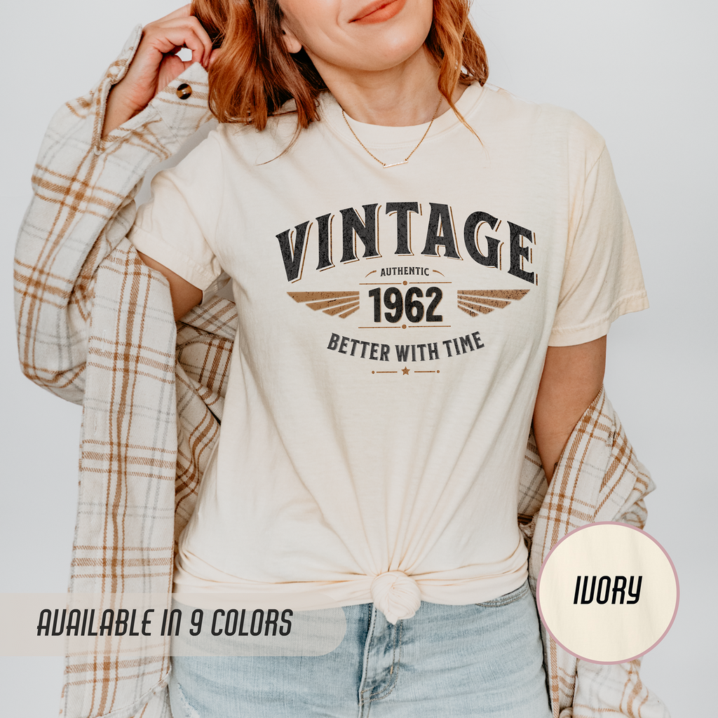 Better With Time 1962 T-Shirt – 64th Birthday Gift