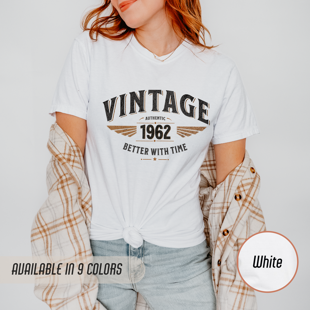 Better With Time 1962 T-Shirt – 64th Birthday Gift