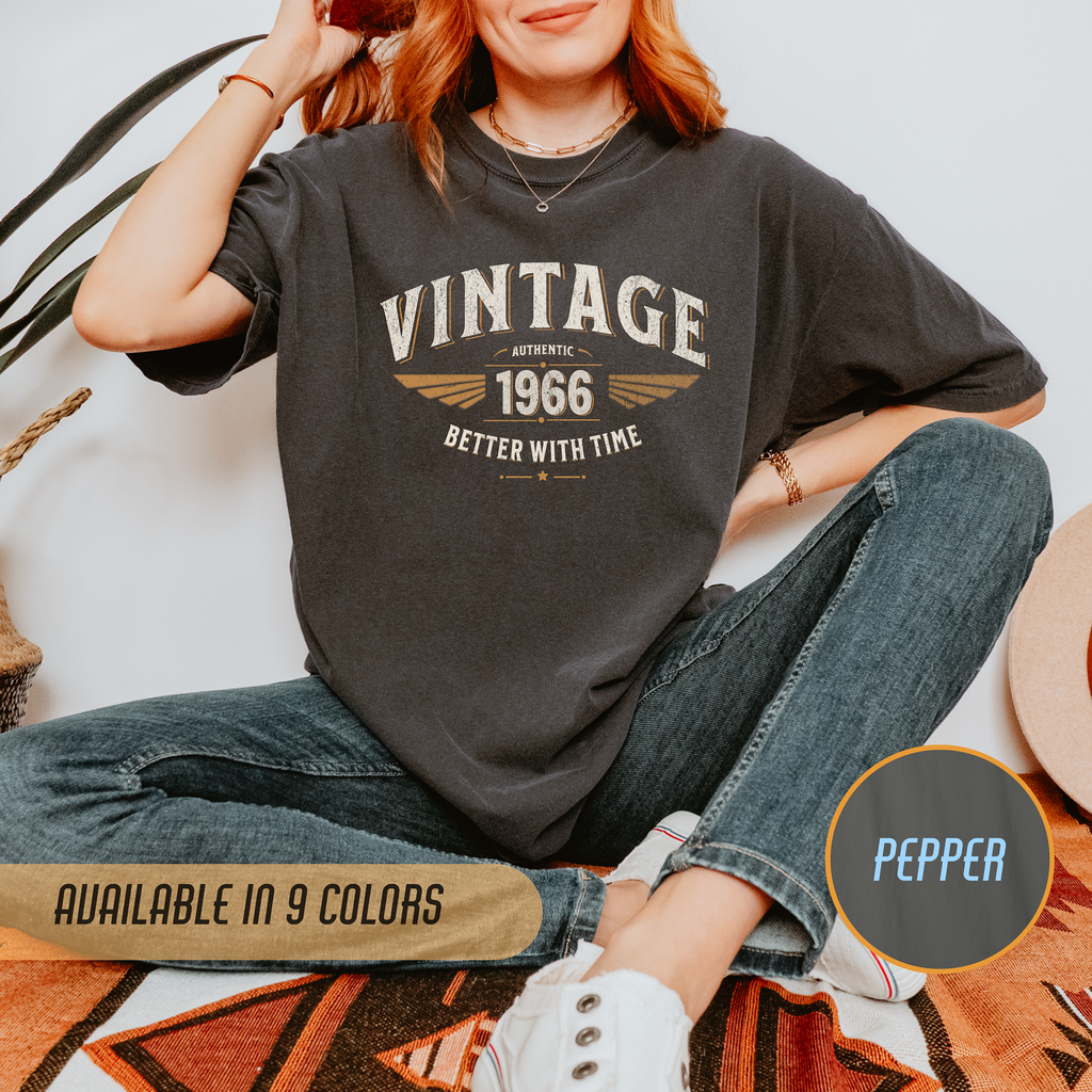 Better With Time 1966 T-Shirt – 60th Birthday Gift