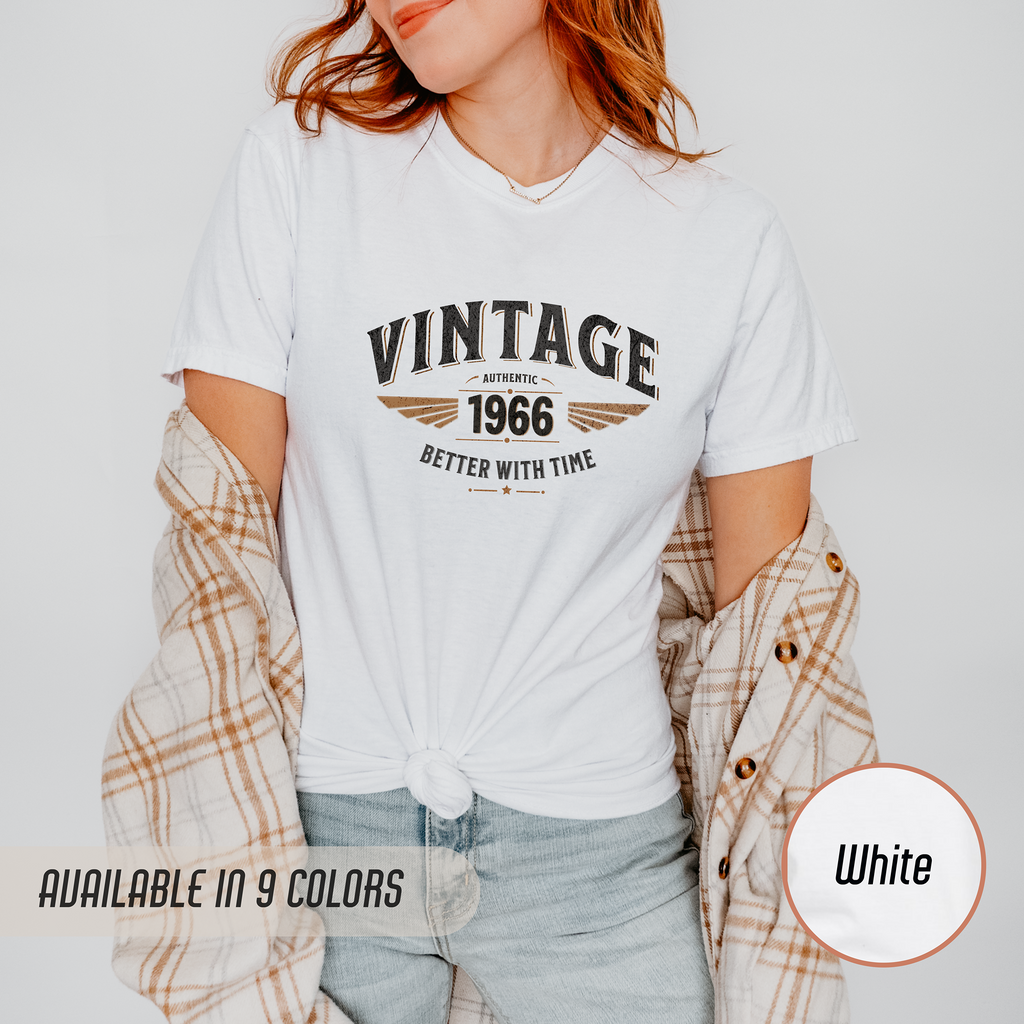 Better With Time 1966 T-Shirt – 60th Birthday Gift