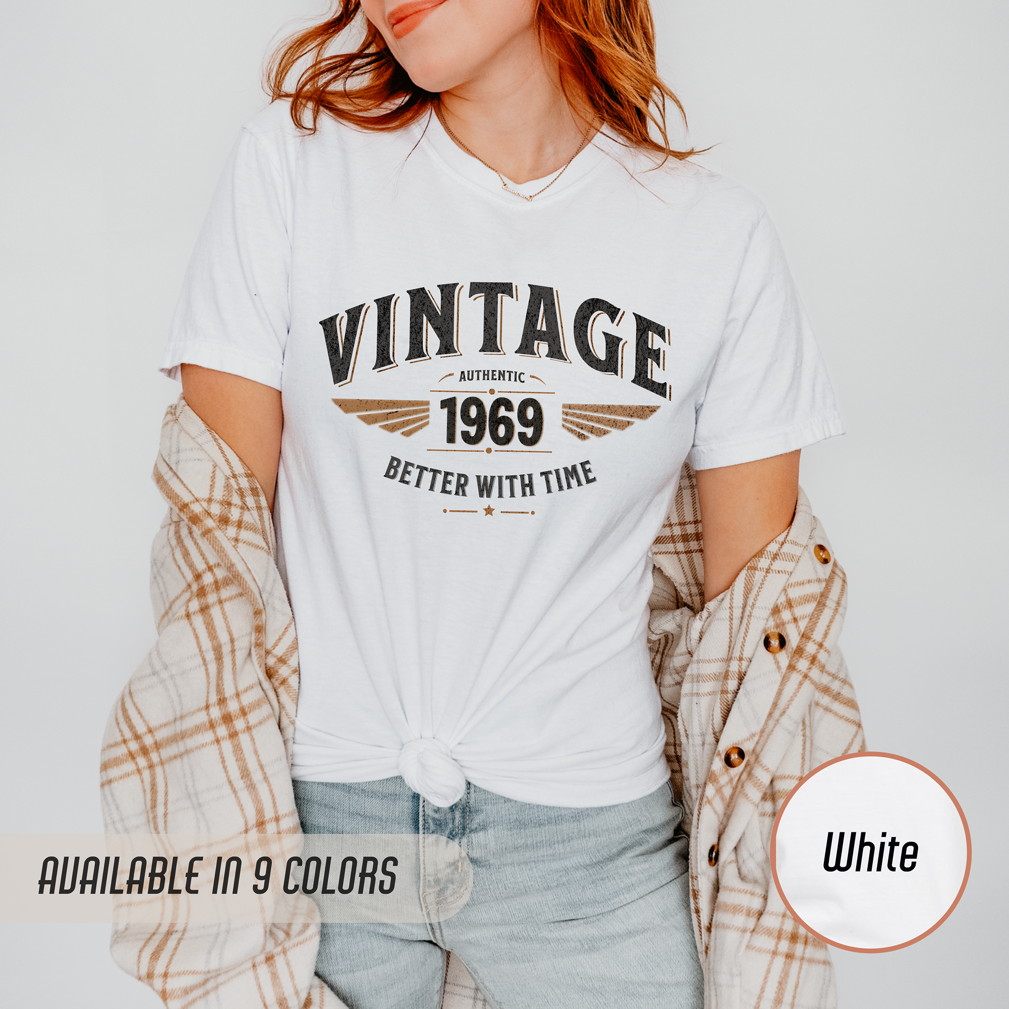 Better With Time 1969 T-Shirt – 57th Birthday Gift