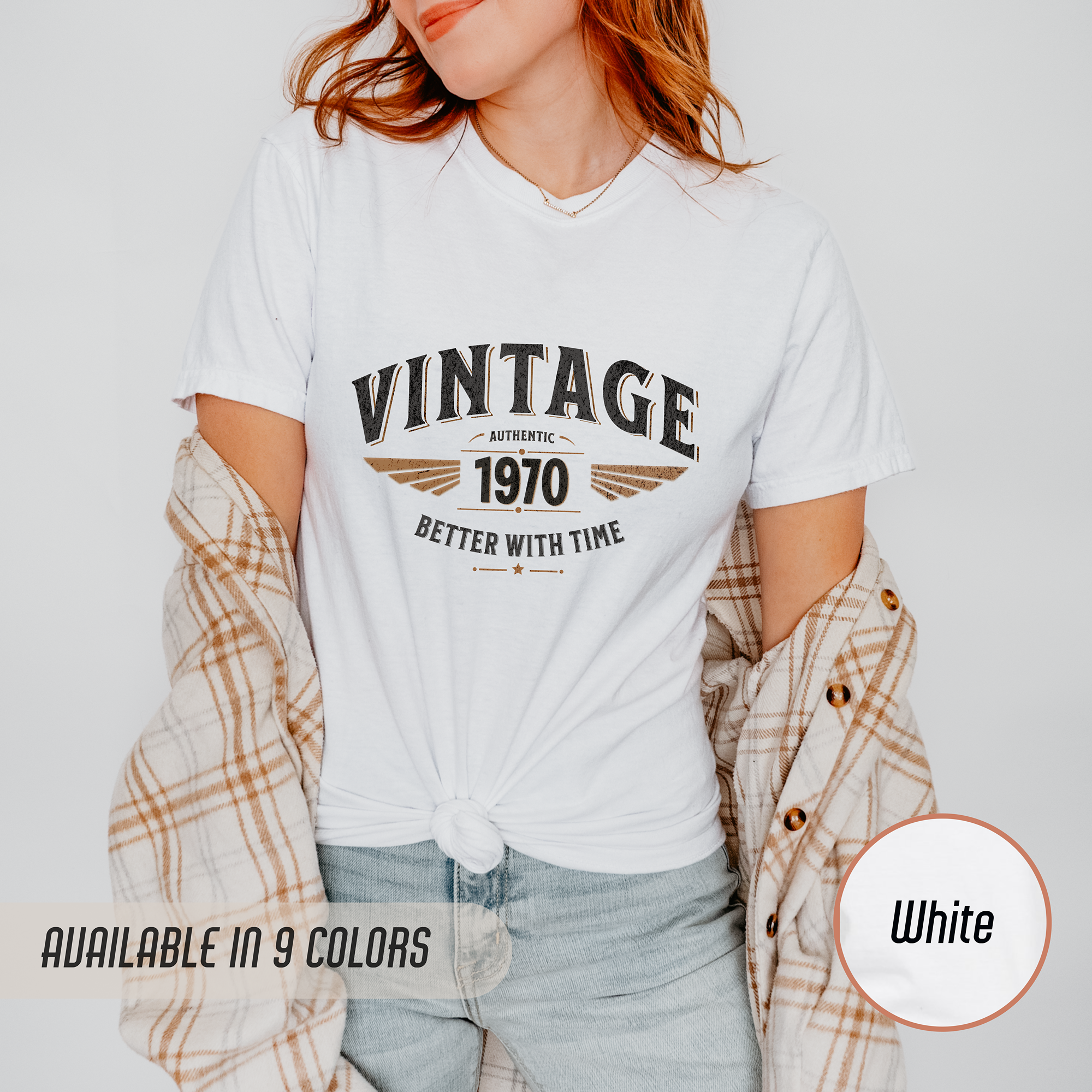 Better With Time 1970 T-Shirt – 56th Birthday Gift