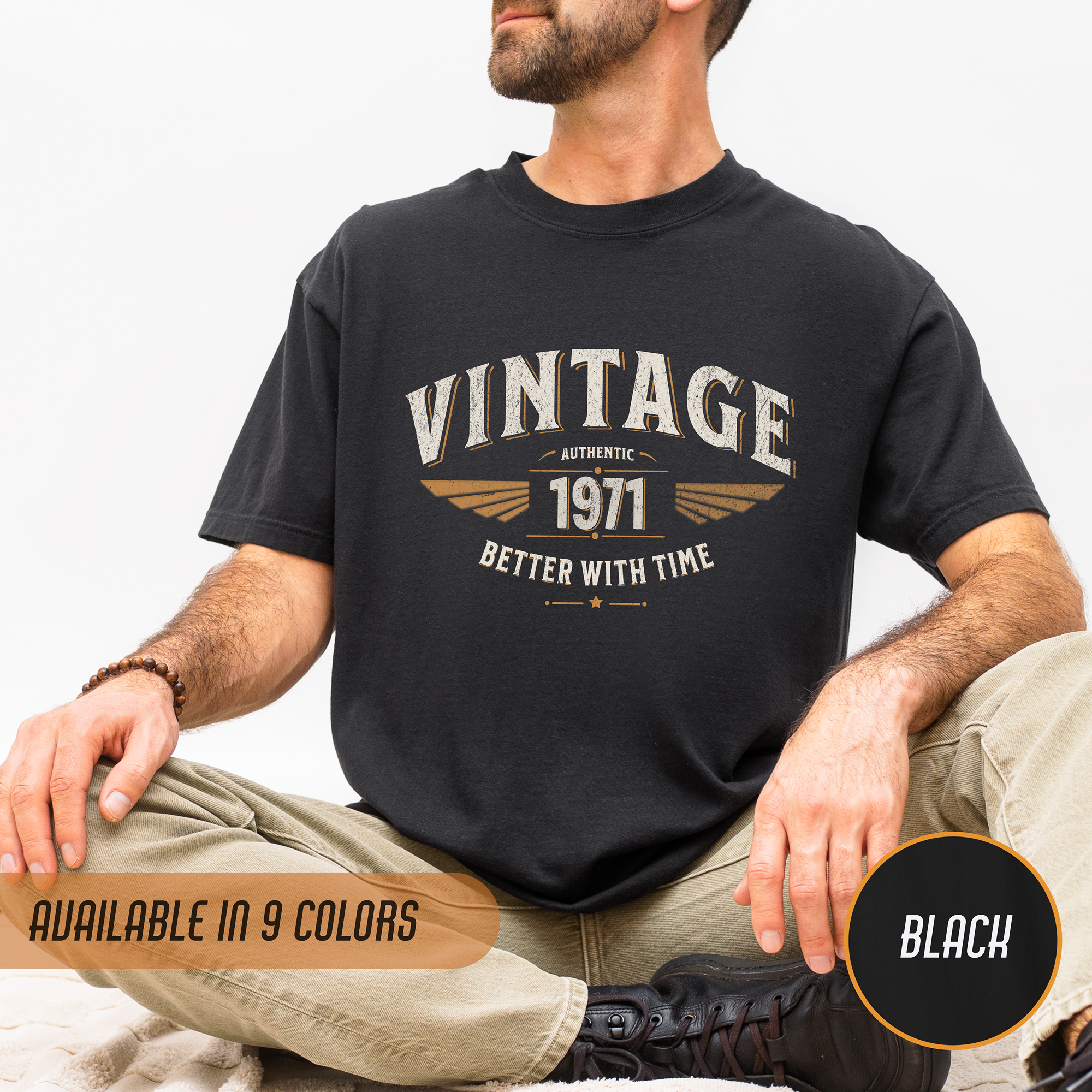 Better With Time 1971 T-Shirt – 55th Birthday Gift