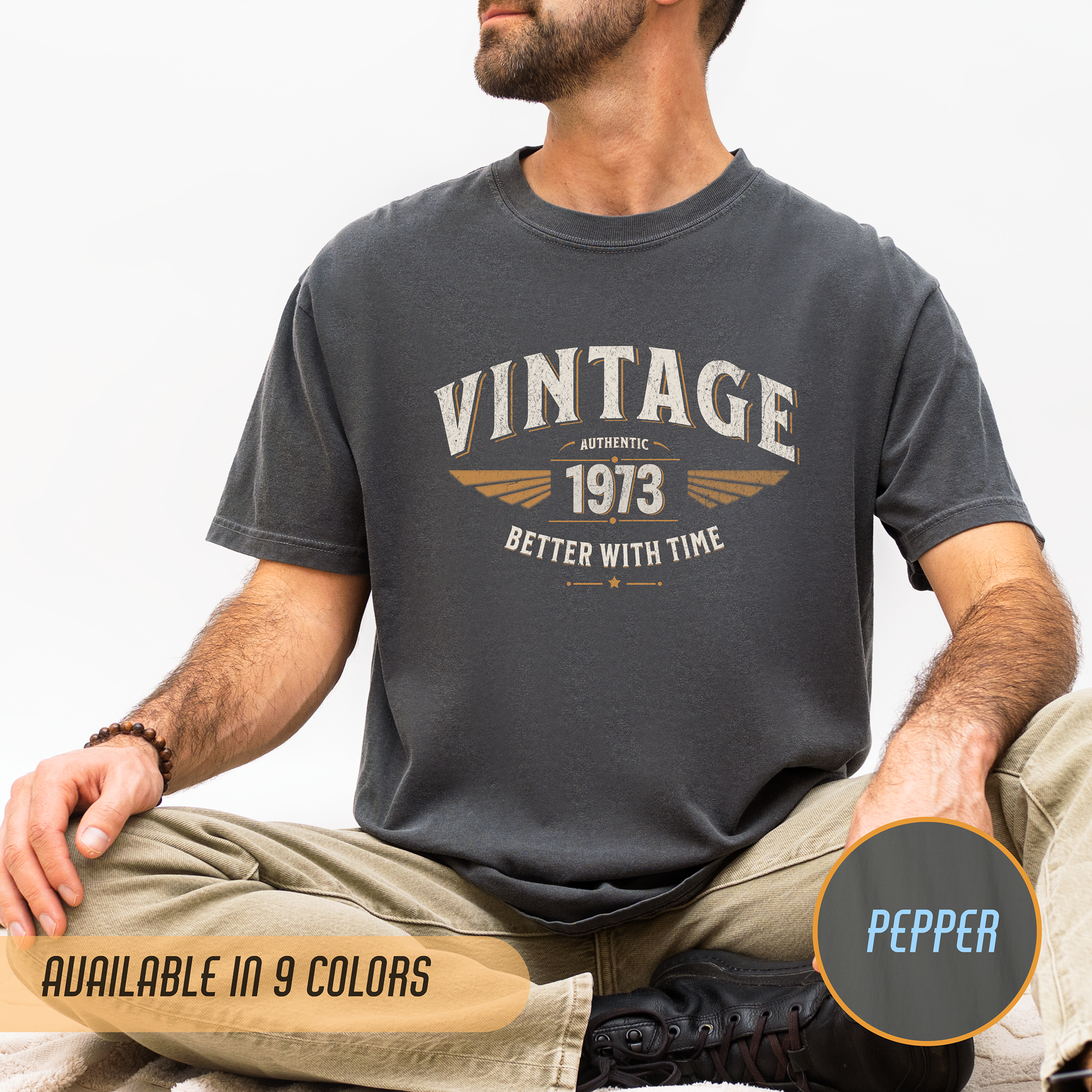 Better With Time 1973 T-Shirt – 53rd Birthday Gift