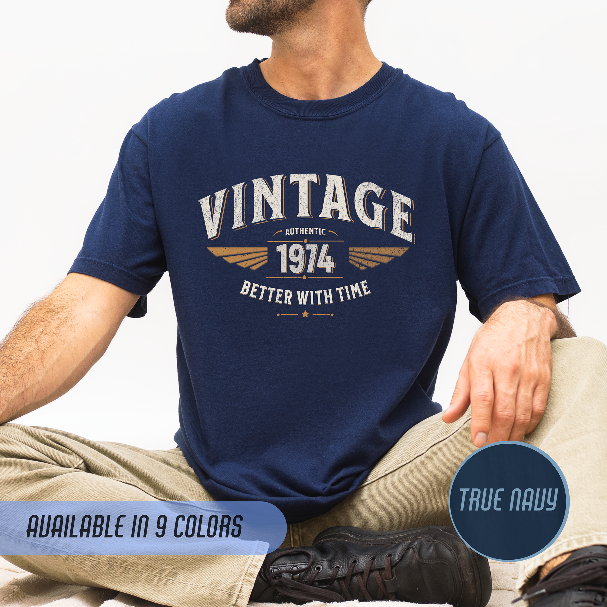 Better With Time 1974 T-Shirt – 52nd Birthday Gift