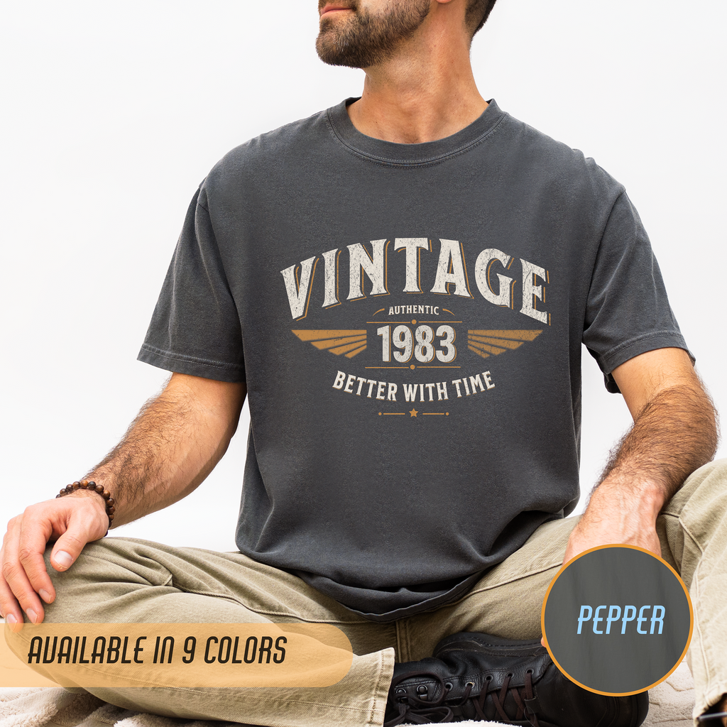 Better With Time 1983 T-Shirt – 43rd Birthday Gift