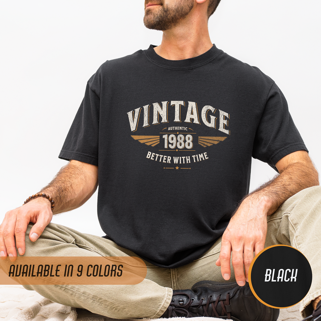 Better With Time 1988 T-Shirt – 38th Birthday Gift