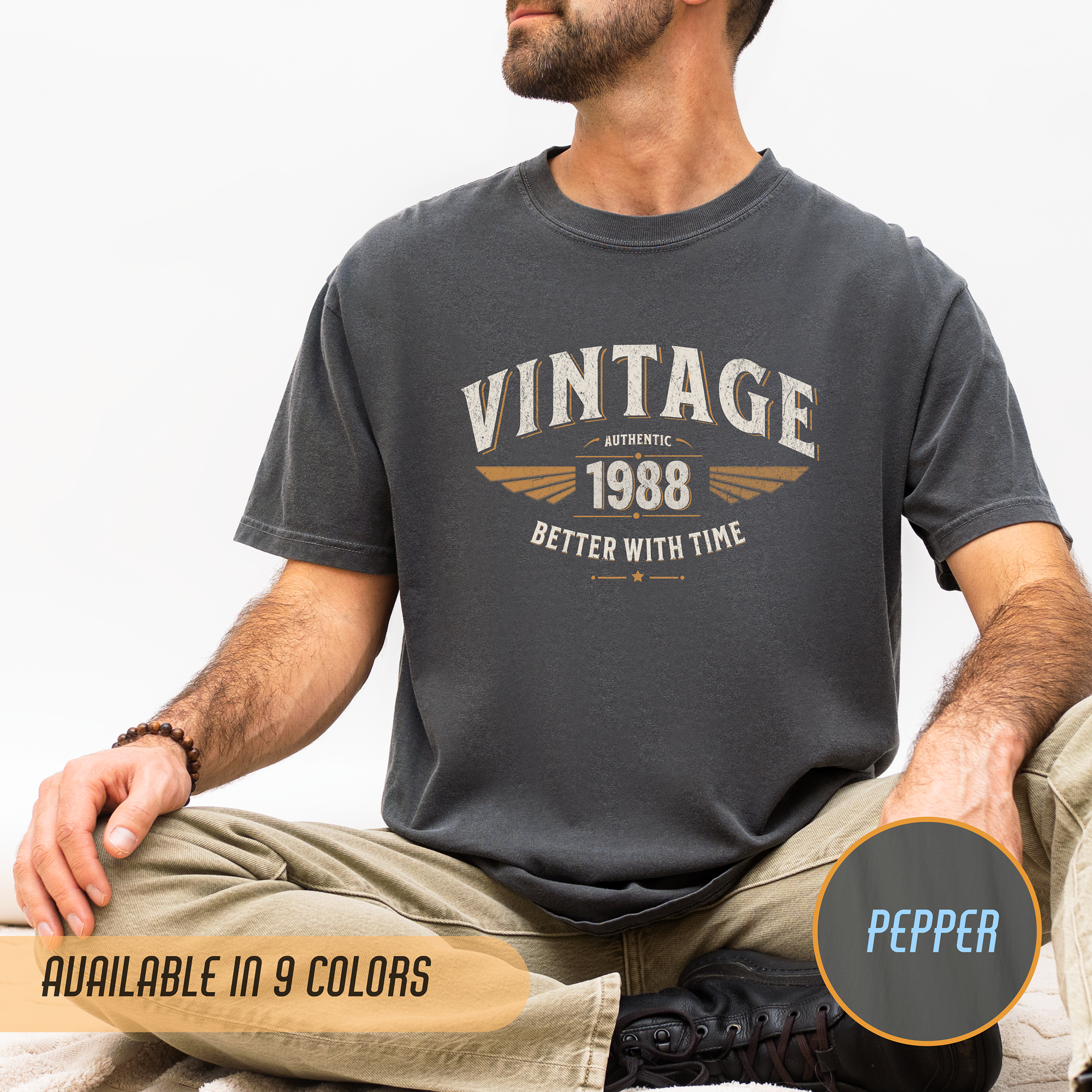 Better With Time 1988 T-Shirt – 38th Birthday Gift