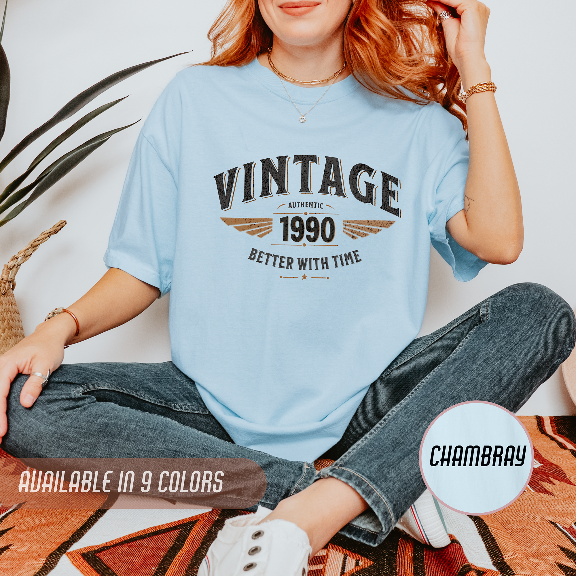 Better With Time 1990 T-Shirt – 36th Birthday Gift