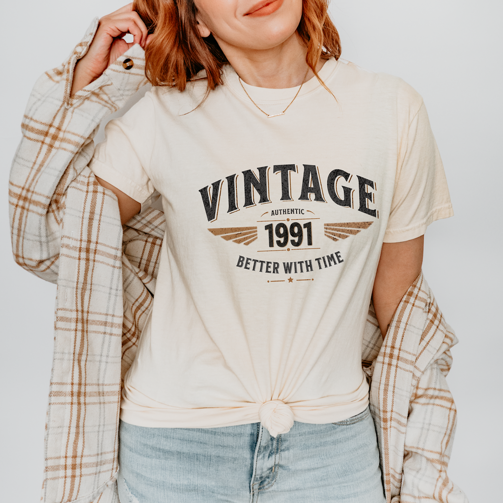 Better With Time 1991 T-Shirt – 35th Birthday Gift