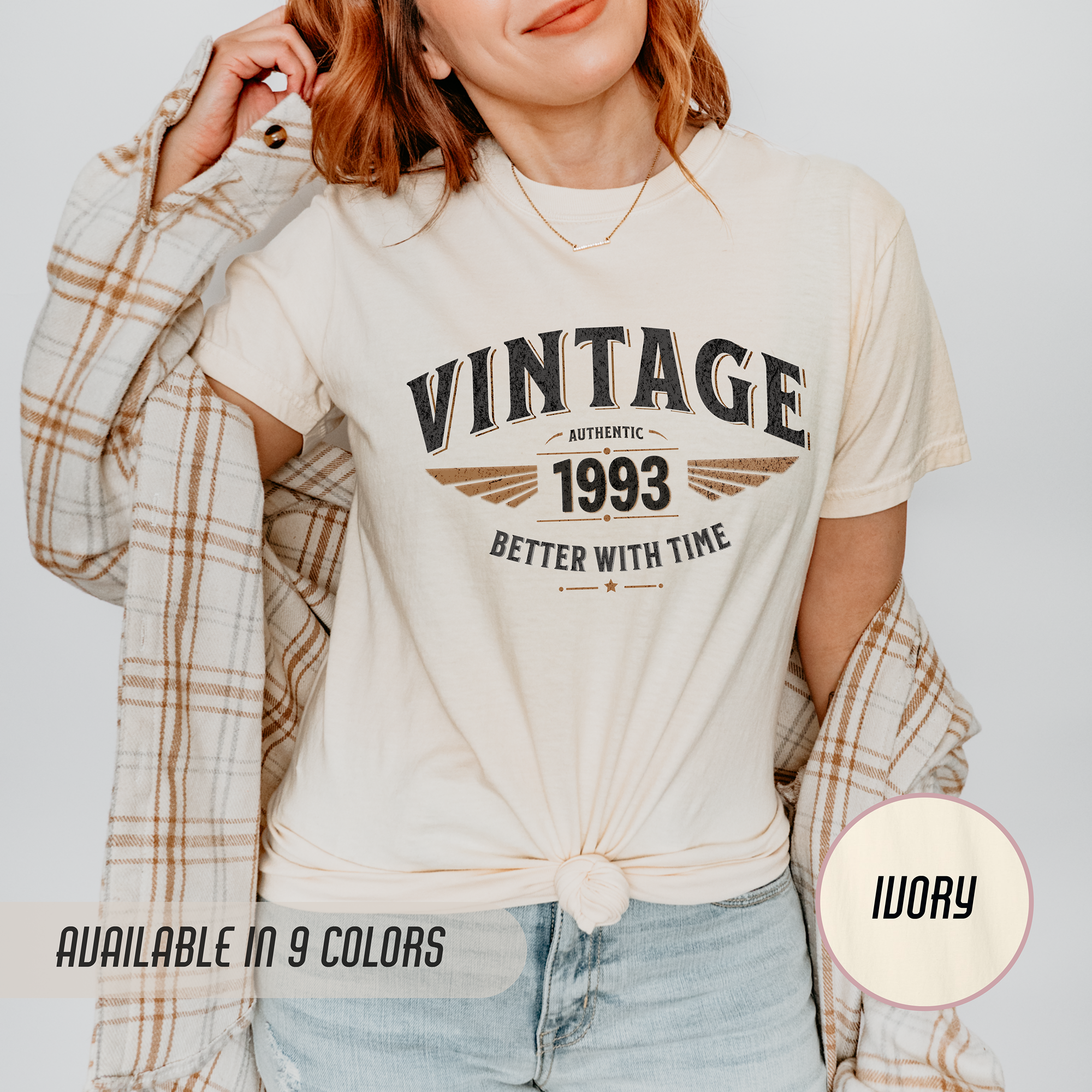 Better With Time 1993 T-Shirt – 33rd Birthday Gift