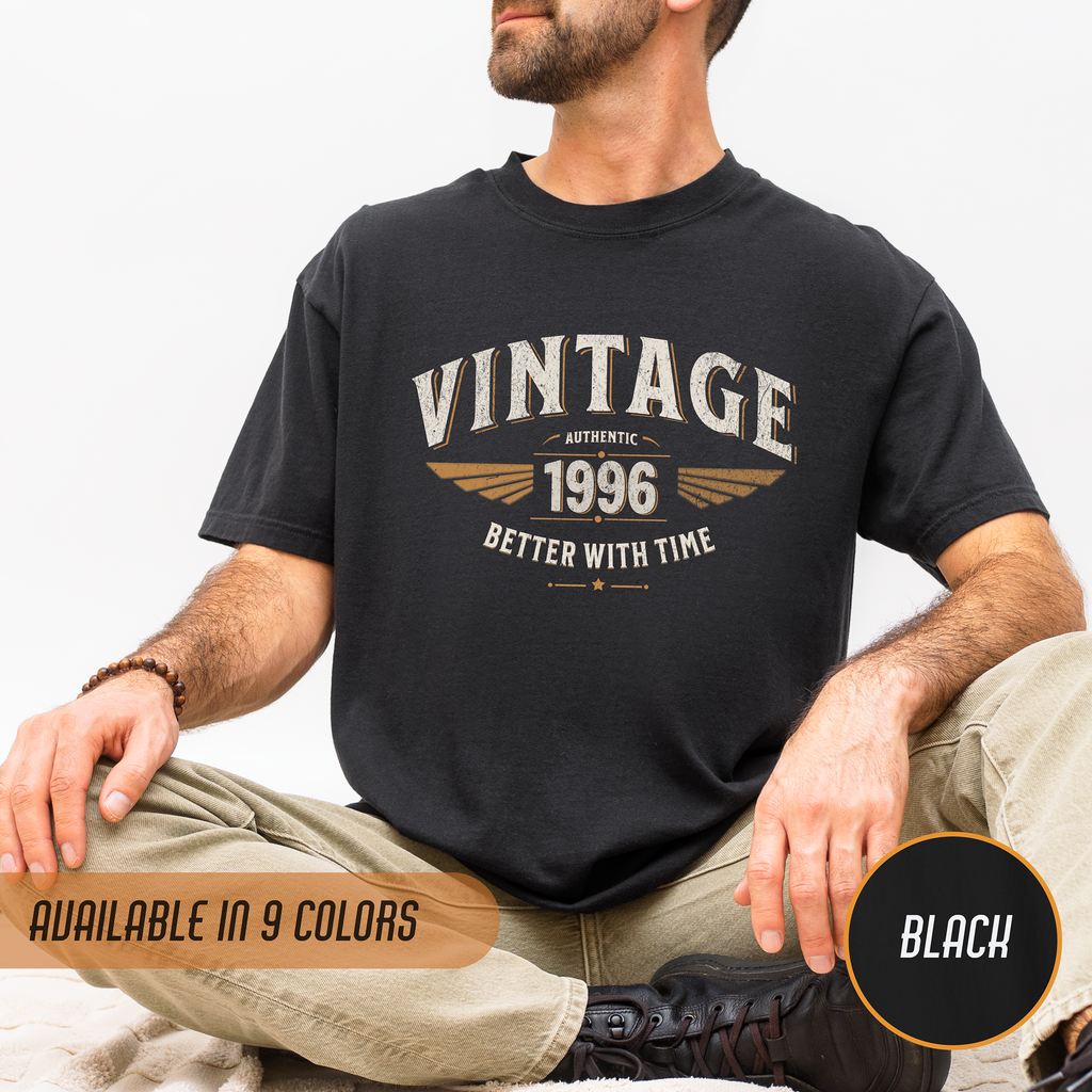 Better With Time 1996 T-Shirt – 30th Birthday Gift
