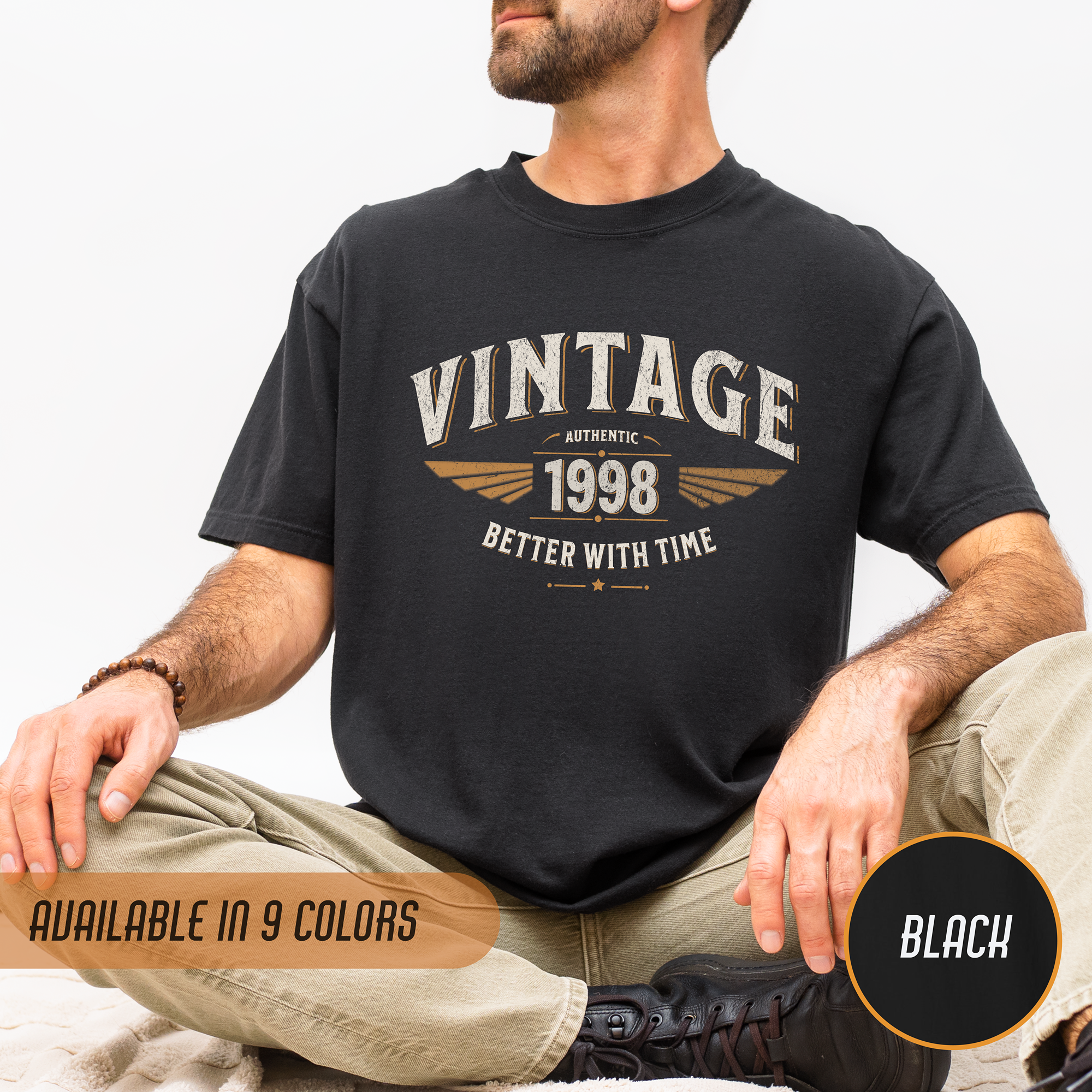 Better With Time 1998 T-Shirt – 28th Birthday Gift